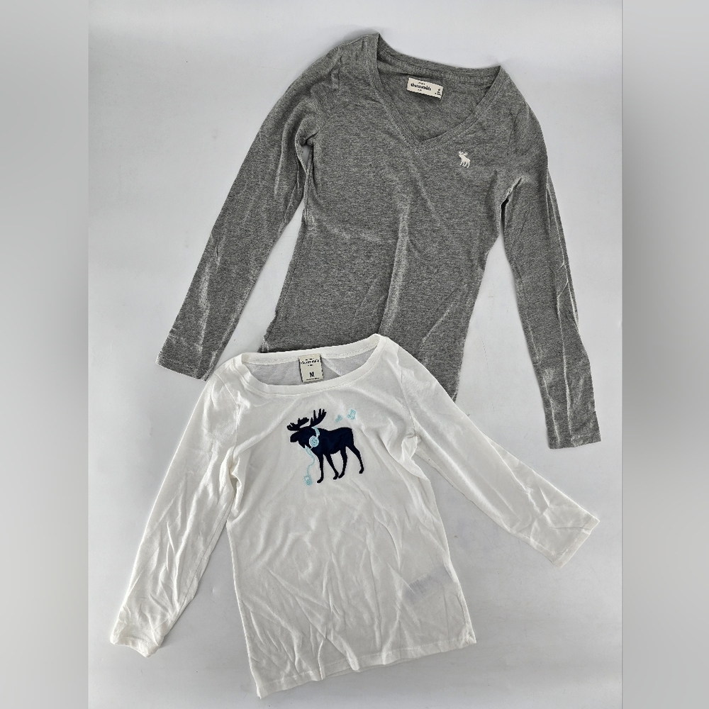 Gray and‎ White Kids Shirts Set